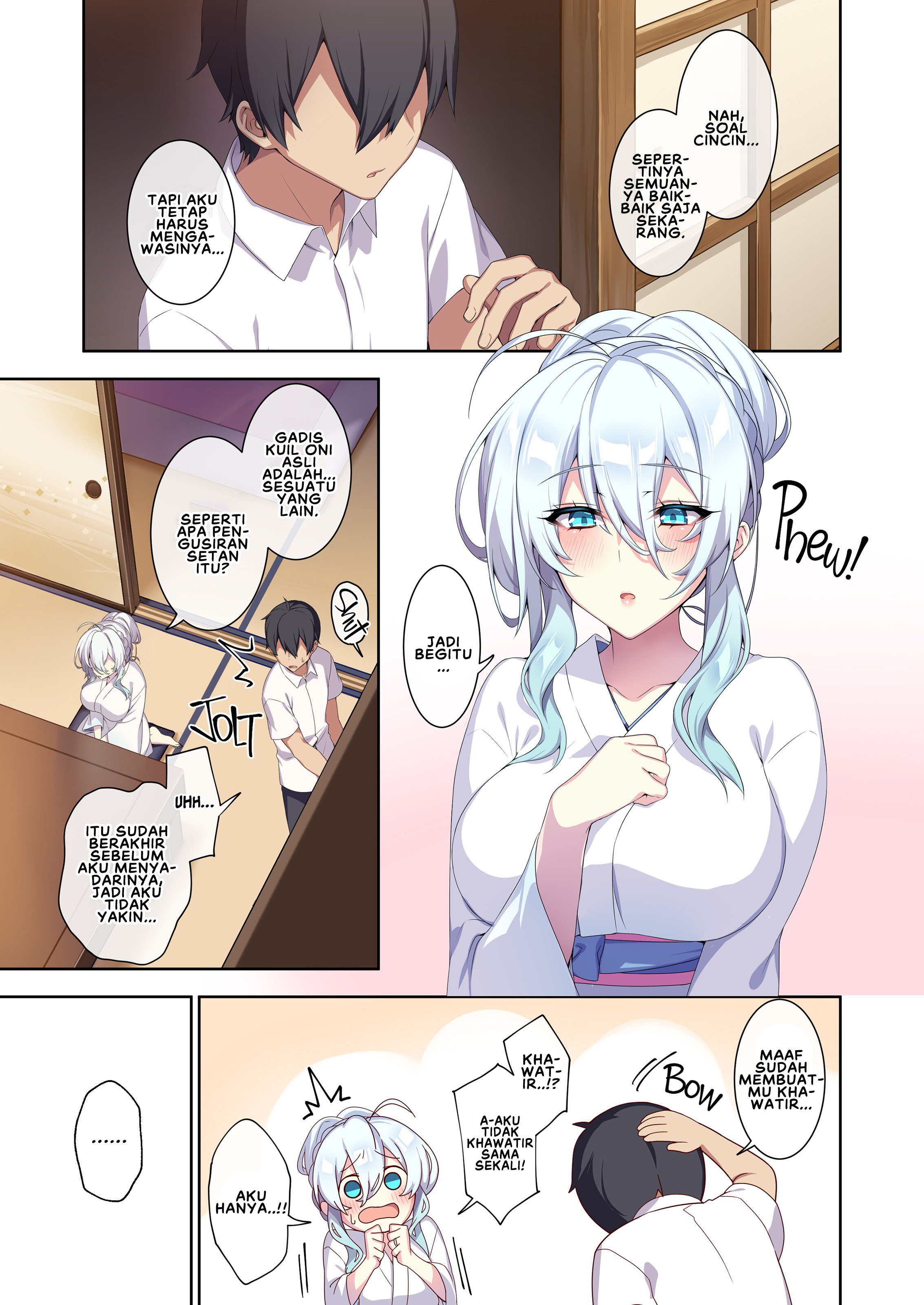 Hitozukiai ga Nigate na Miboujin no Yukionna-san - Chapter 2 56