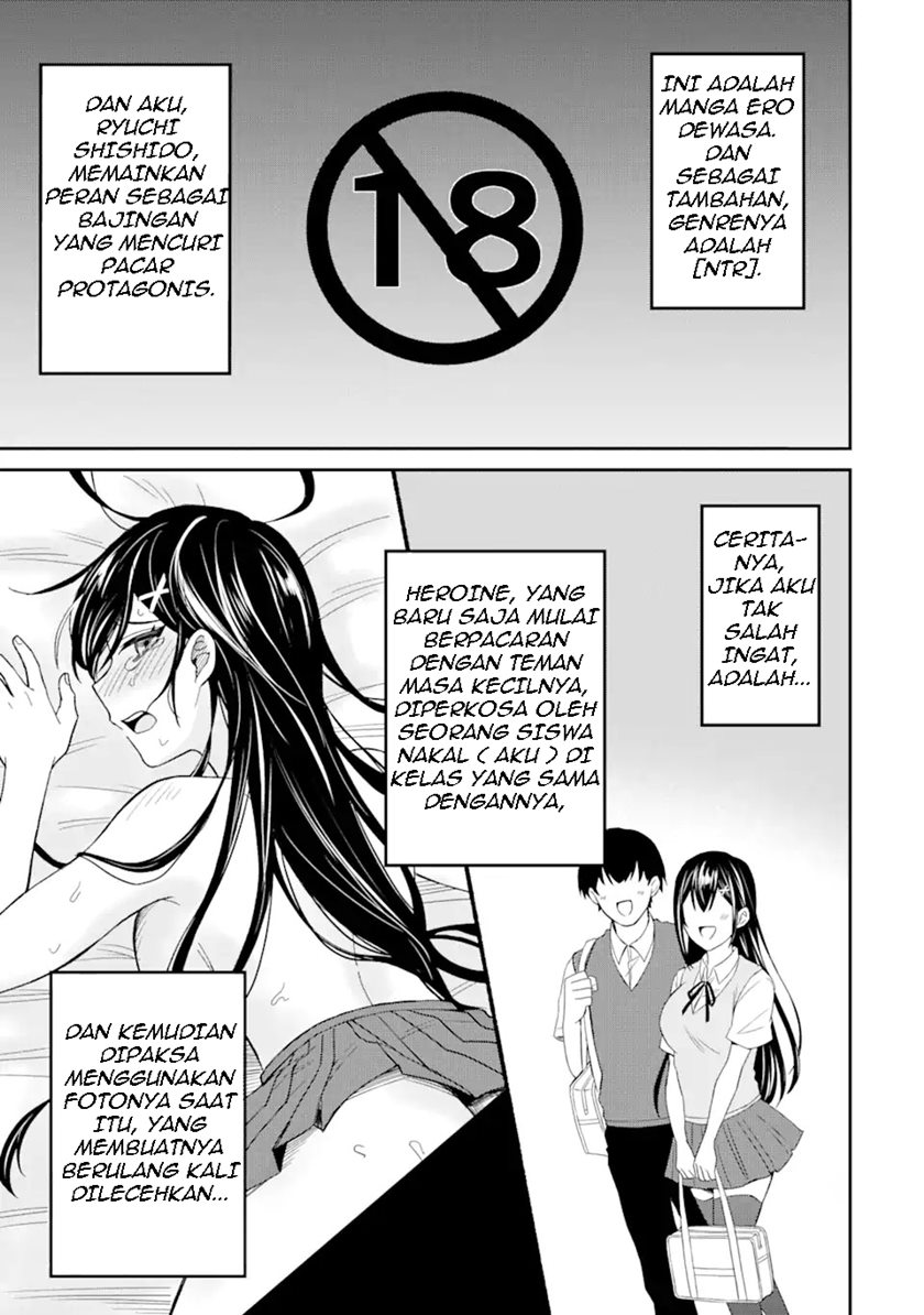Netorare Manga no Kuzu Otoko ni Tensei Shitaa Hazu ga Heroine ga Yottekuru Ken - Chapter 01 bahasa indonesia 12