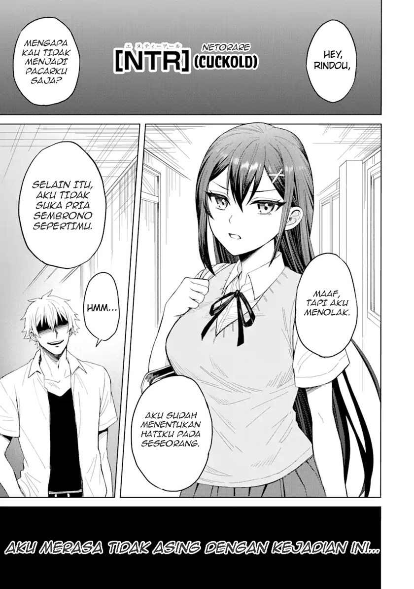 Netorare Manga no Kuzu Otoko ni Tensei Shitaa Hazu ga Heroine ga Yottekuru Ken - Chapter 01 bahasa indonesia 1